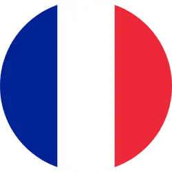 Cercle divisé en trois bandes verticales de couleurs bleue, blanche et rouge